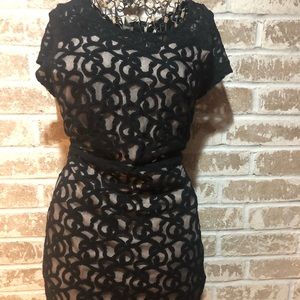 NWT Size 18 mesh and nude dress
